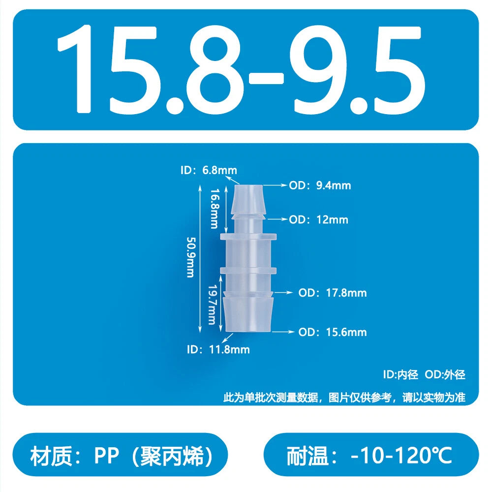 Plastic Pagoda Tubes Reducer Joint 2 3 4Way Hose Connector Tube Splitter Fitting