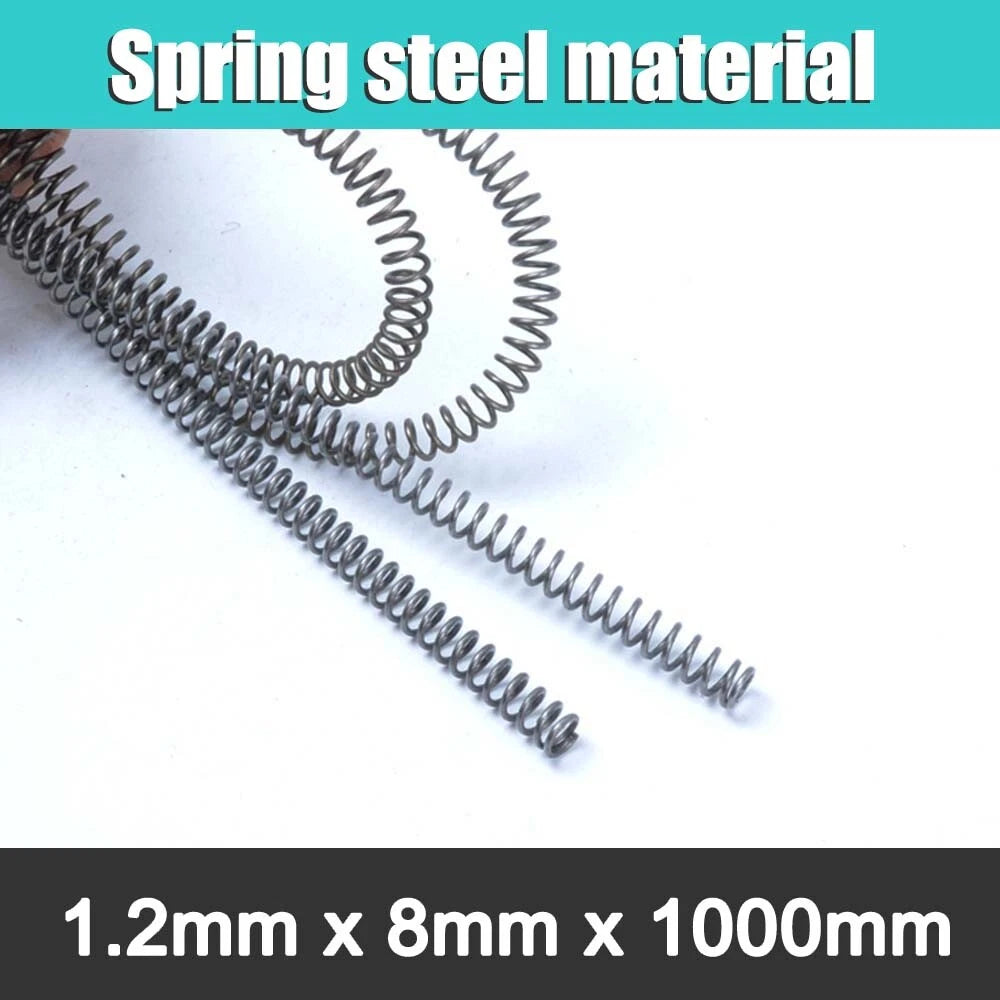 1000mm length Spring Stee Wire 0.3mm-6mm ,OD 6mm-60mm Compression Spring 1 Meter