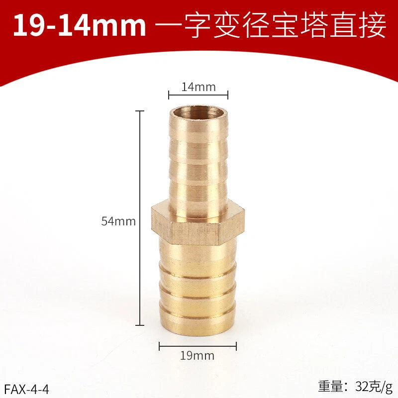 Brass Reducing Hose Fittings – Straight, L, T & Y Connectors for Gas & Air Tube