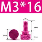 M3 M4 Anodized Aluminum Thumb Screws — Knurled Head Hand Bolts for PC Case, Fishing Rigs & DIY Projects