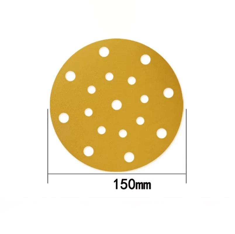150mm 6" Sanding Discs Wet & Dry Orbital Sandpaper Pads Hook Loop 60- 10000 Grit