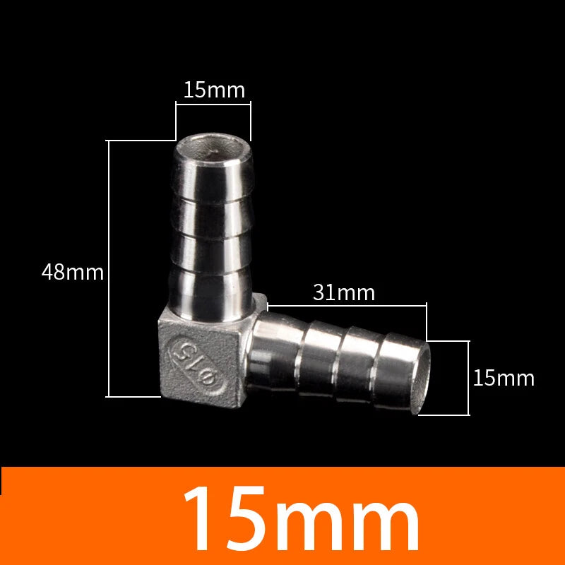 Stainless Steel T Joiner Various Piece Fuel Hose Gas Joiner Tee Connector 6-41mm
