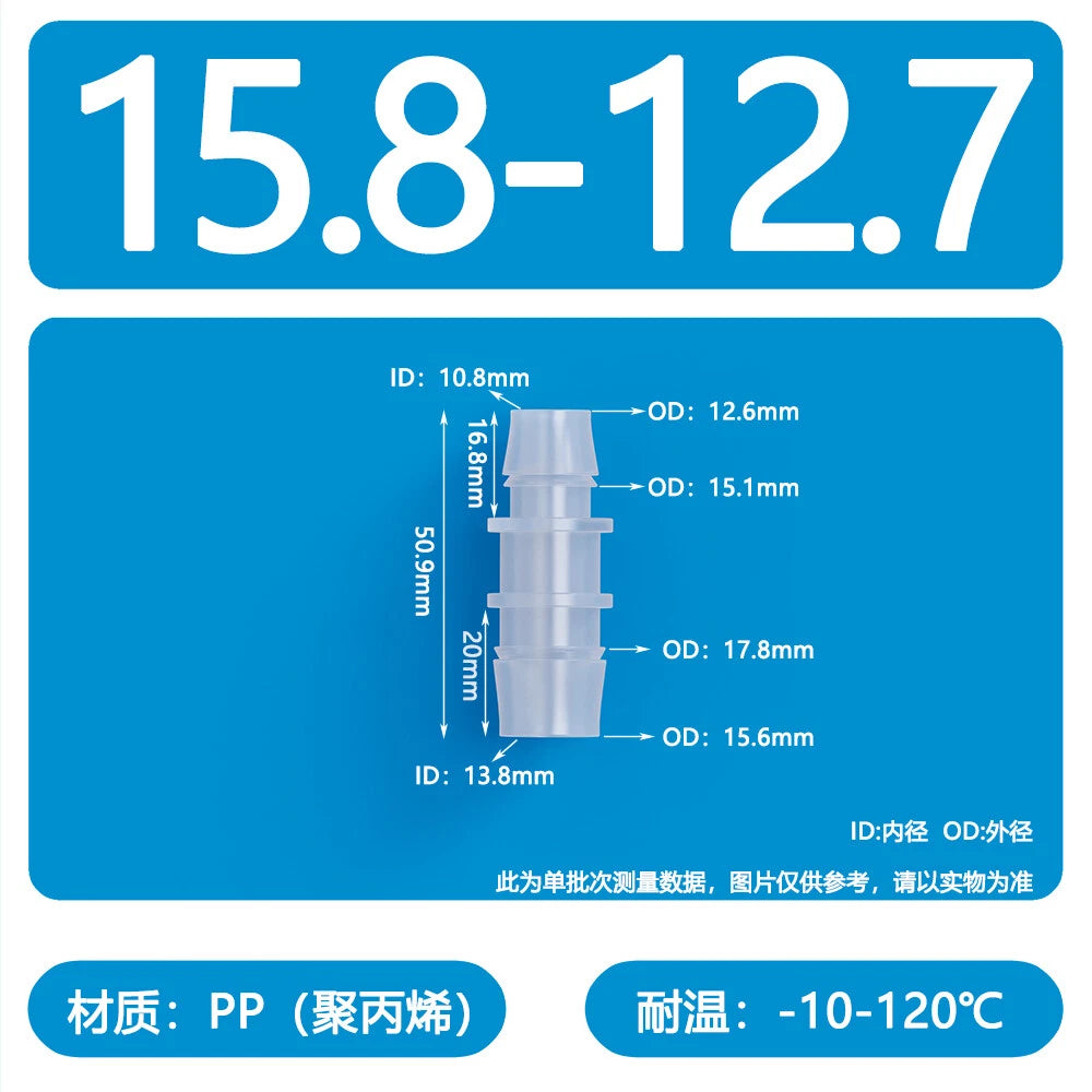 Plastic Pagoda Tubes Reducer Joint 2 3 4Way Hose Connector Tube Splitter Fitting