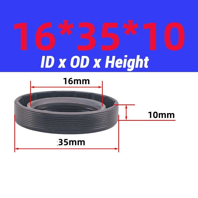 Oil Seal Metric Size Rotary Shaft Seal ID 8-38 mm TC FB Skeleton Oil Seal Rings