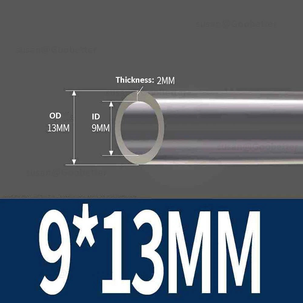 Clear Flexible PVC Tubing — Plastic Hose for Air, Water, Aquarium & Pond