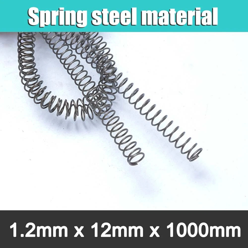 1000mm length Spring Stee Wire 0.3mm-6mm ,OD 6mm-60mm Compression Spring 1 Meter