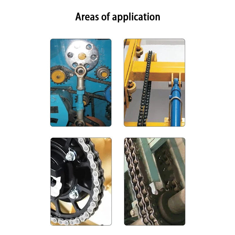 Simplex Roller Chains 04C, 06B, 08B, 10A, 12A, 16A, 20A, 24A Transmission Chain