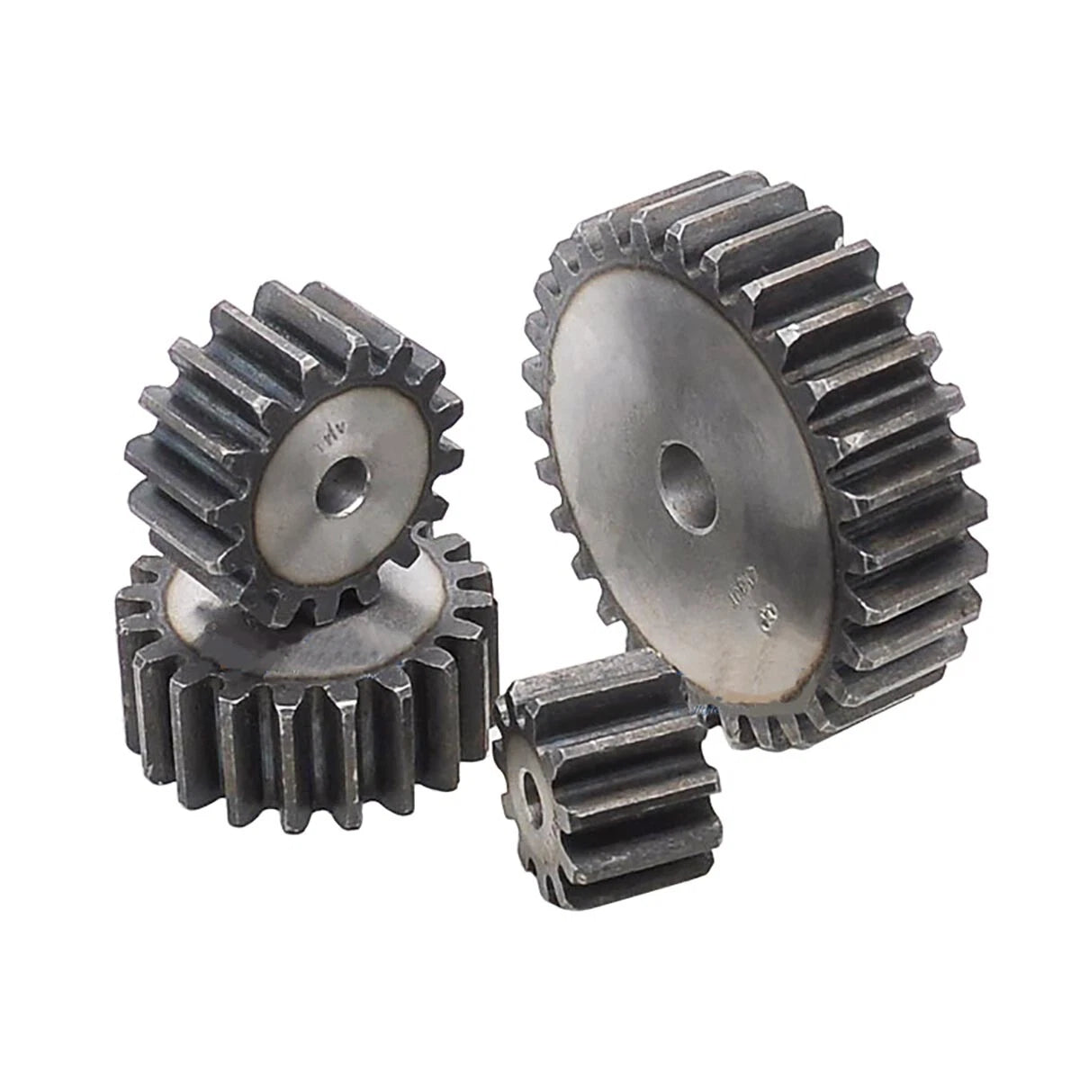 2 Mod Spur Gear 10T-127T Teeth Transmission Gear 45# Steel 2M Module Motor Gear