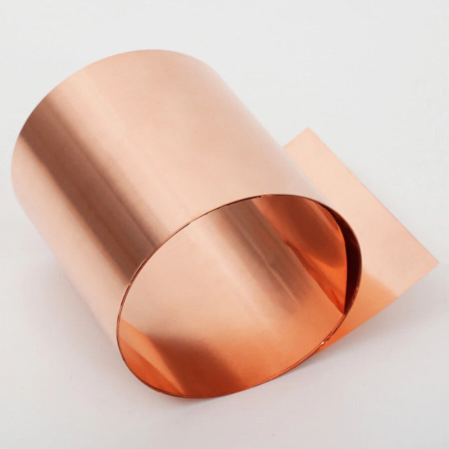 Copper Strip/Sheet Roll 99.9% Pure Copper Sheet Metal Foil Plate 0.05-1mm Thick