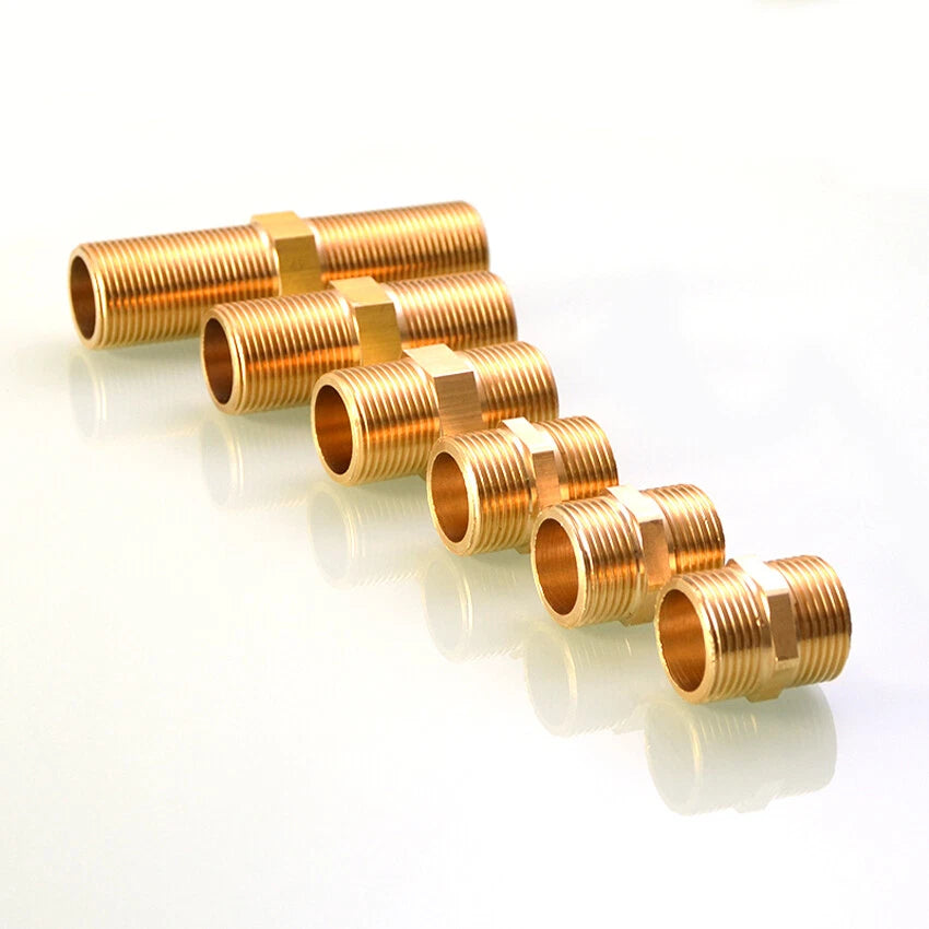 Brass BSP 3/4" Male Thread Extension Nipple Pipe Fitting