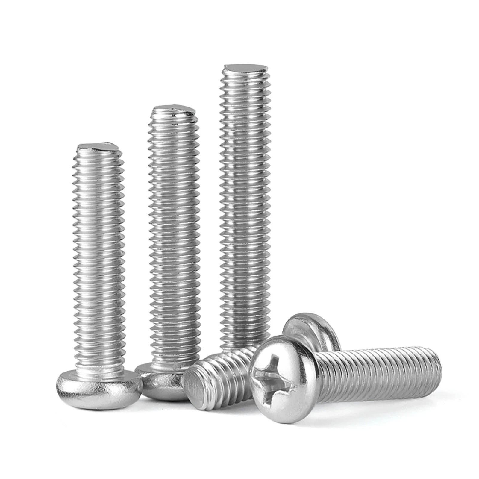 M3 M3.5 M4 M5 A2 Stainless Steel Pozi Pan Head Machine Screws DIN 7985
