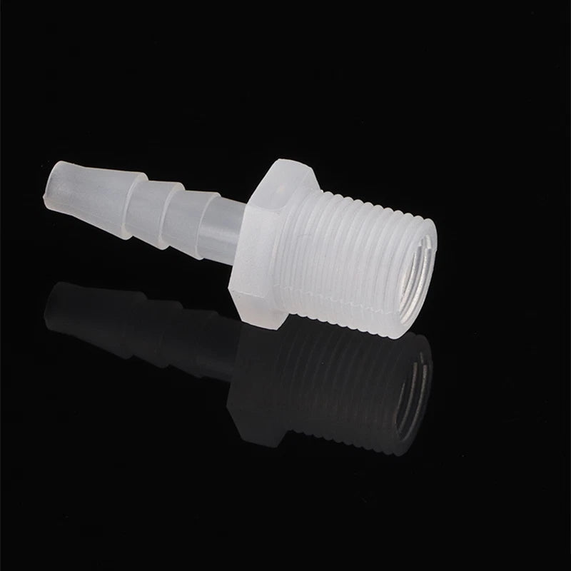 Plastic Barbed Hose Connector Fitting – Male & Female Thread