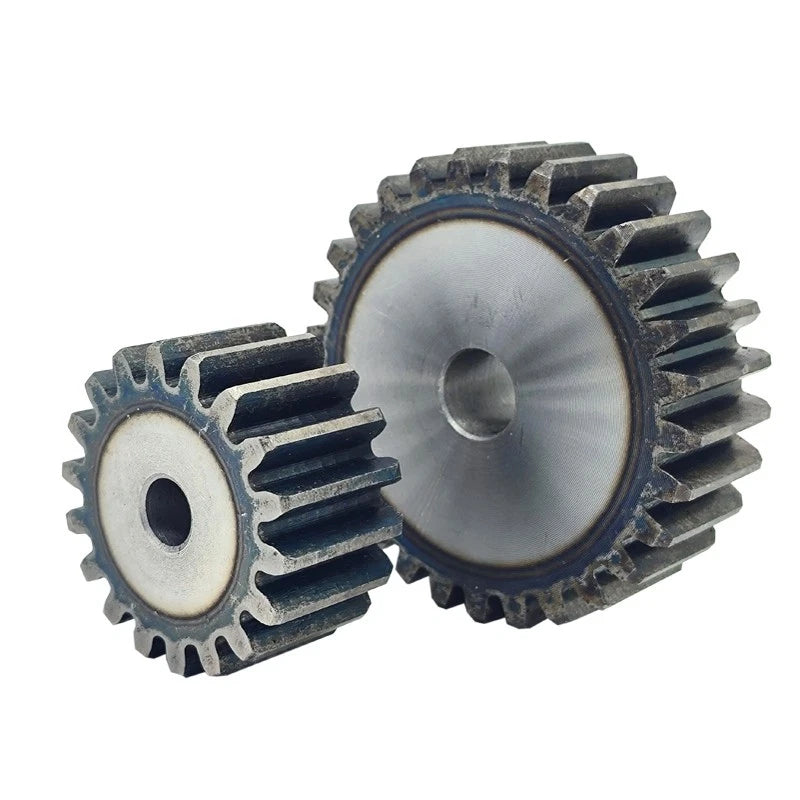 Spur Gear C45 Steel 12 Tooth - 160 Tooth Motor Pinion Flat 1M 1.5M 2M 2.5M 3M 4M