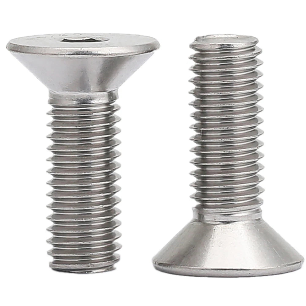 UNC A2/304 Stainless Steel Countersunk Socket Cap Machine Screws - Allen Drive Bolts