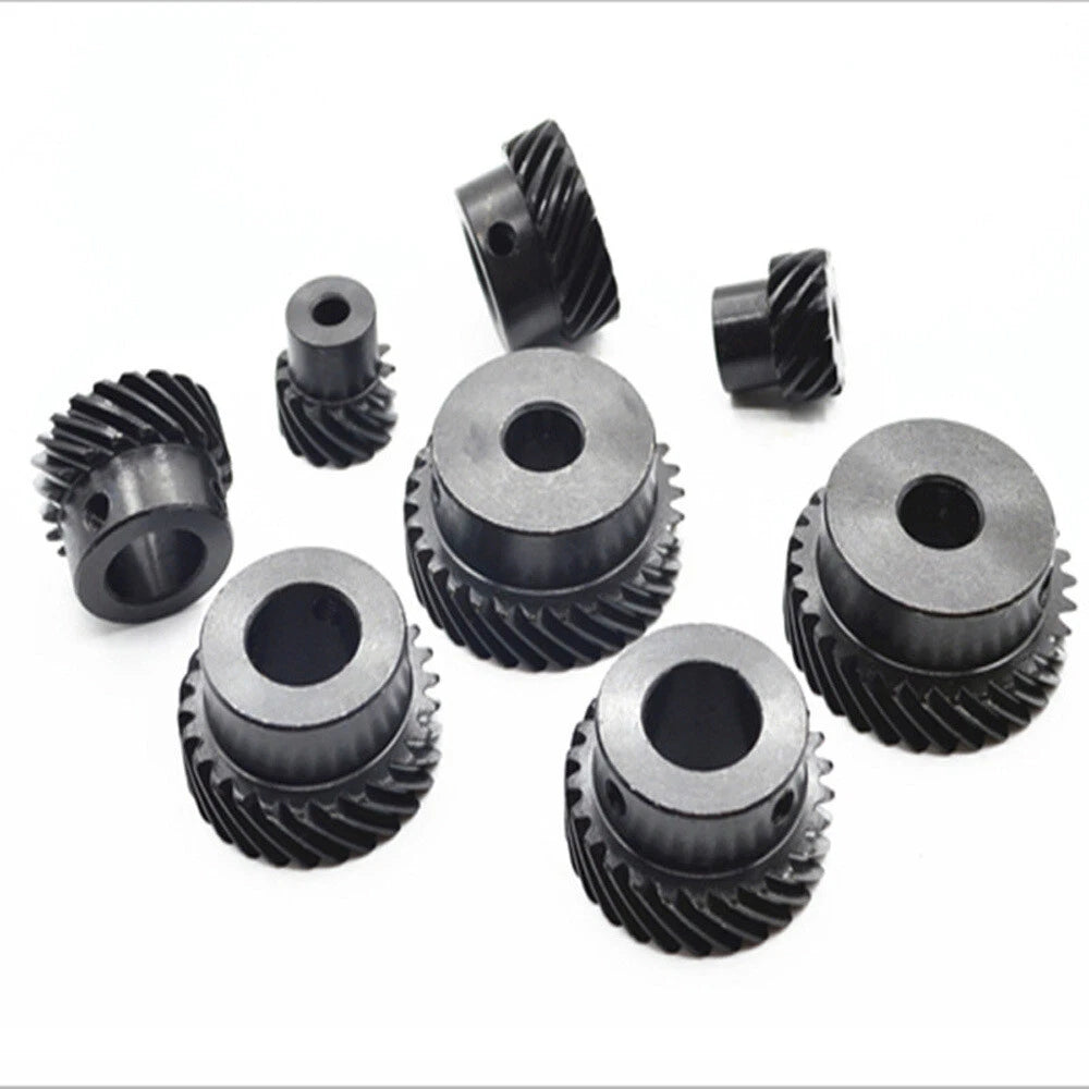 1 Modulus Helical Gear With Step 45°Left Spiral Motor Transmission Gear 45#Steel