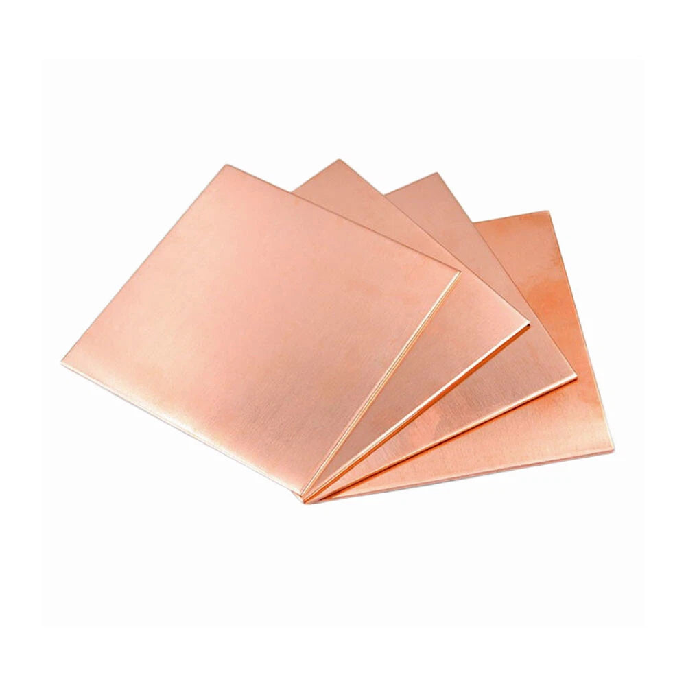 T2 Pure Copper Plate Sheet Copper Block Laser Cut 0.8mm to 5.0mm Thick Many Size