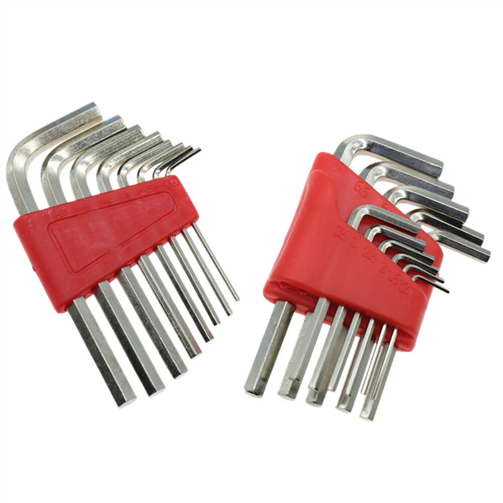 L Shaped Hexagon Key Allen Wrench Screws High Strength Class 12.9 45 Gauge Steel