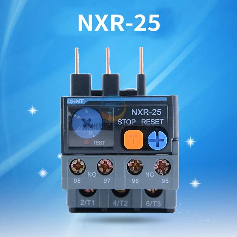 NXR - 25 Thermal Overload Relay 0.63 - 100 amp Overload Protection 3 Phase Motor Protector - HomeDIYer