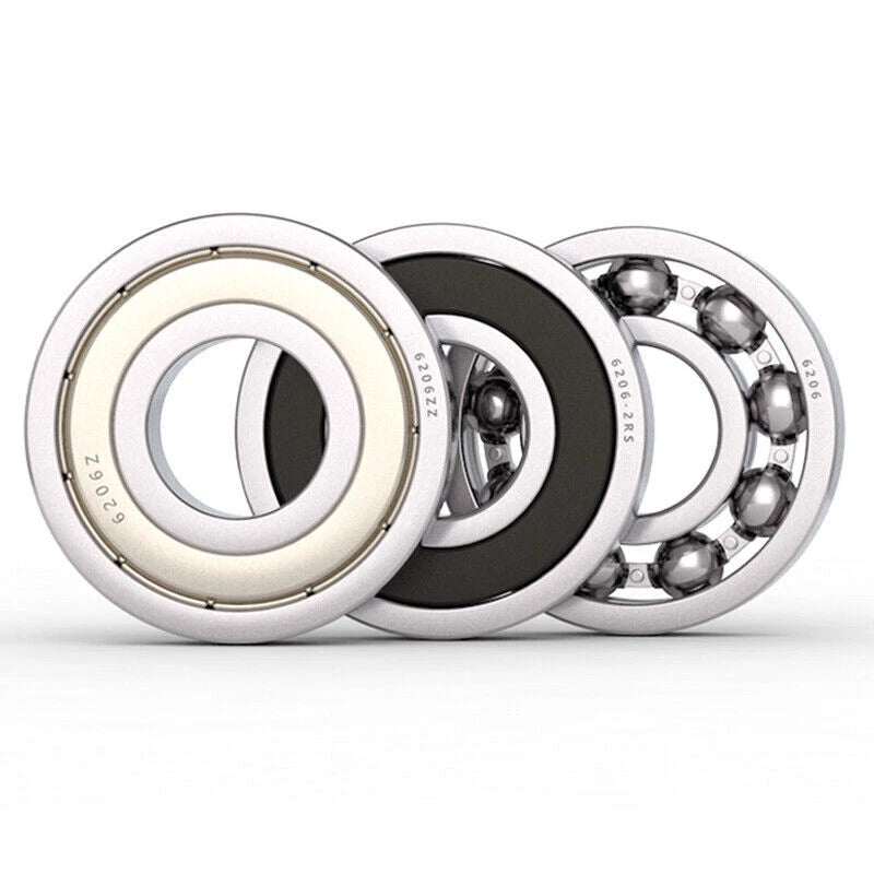 Deep Groove Ball Bearing Rubber/Iron Seal Hight-speed Roller Bearings ID 10-40mm