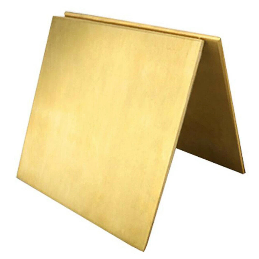 Solid Brass Sheets Plate Thick 0.1mm to 5mm 100x100, 150x150, 200x200, 300x300mm