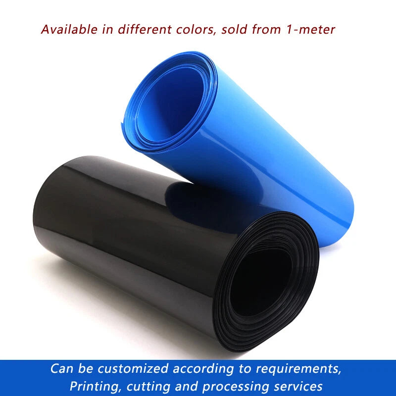 PVC Heat Shrink Tubing 2:1 Ratio — Large Diameter 242mm to 625mm, Wire & Cable Insulation Sleeve