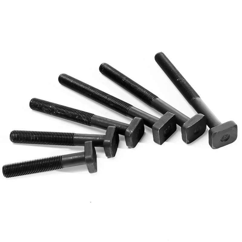T-Slot Bolts T-Slot Screws Black 8.8-12.9 Steel M12 M14 M16 M18 M20 M24 M30