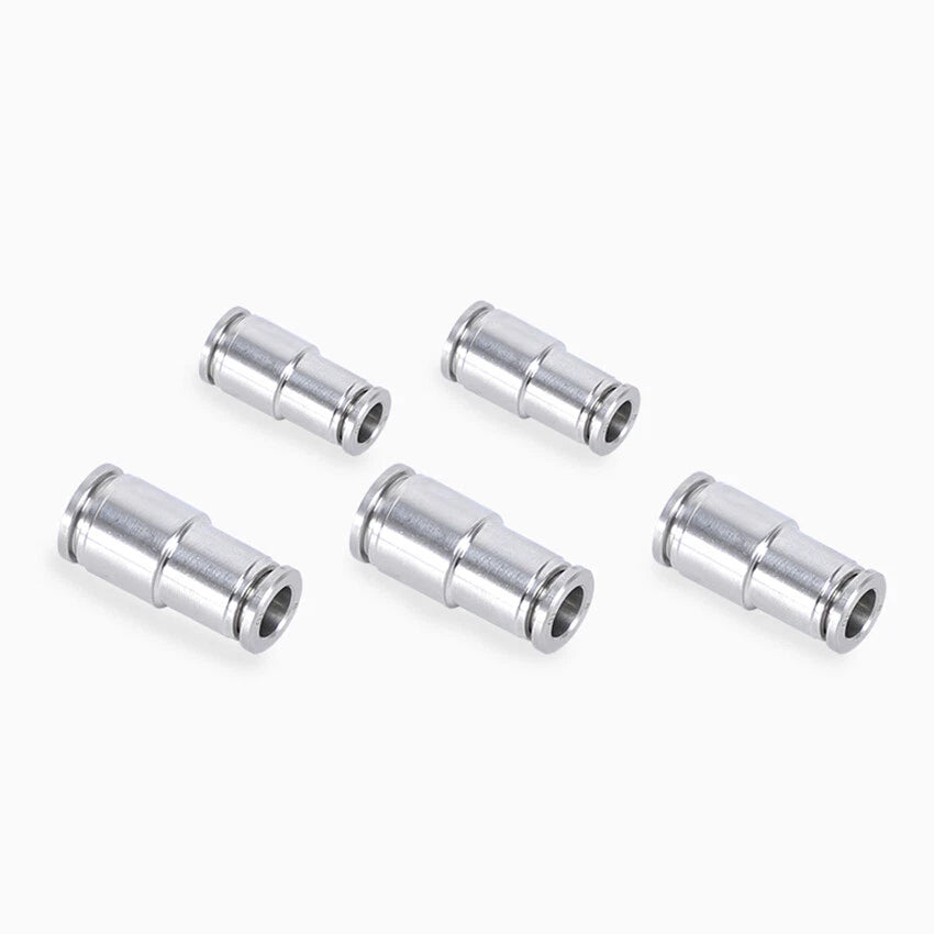 Stainless Steel Straight Reducing Push-to-Connect Fitting — Pneumatic Tube Adapter