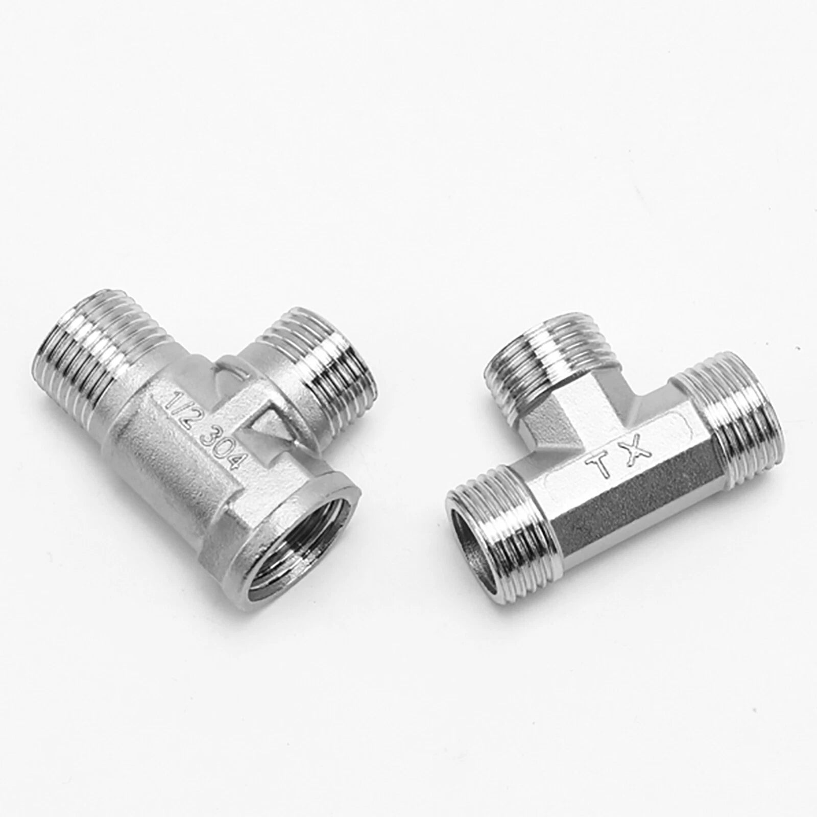 201 Stainless Steel Pipe Tee Fittings — NPT Equal & Reducing Tee Connectors (1/2", 3/4", 1")