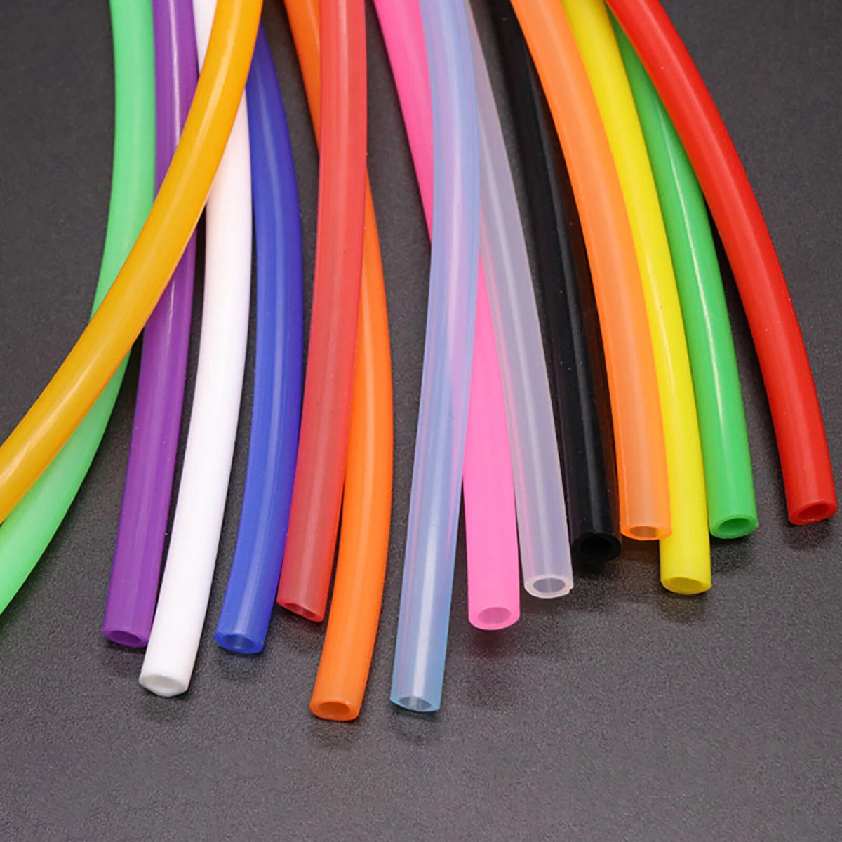 Food Grade Silicone Tubing – Flexible Soft Silicone Hose ID 1mm–25mm, 14 Colors