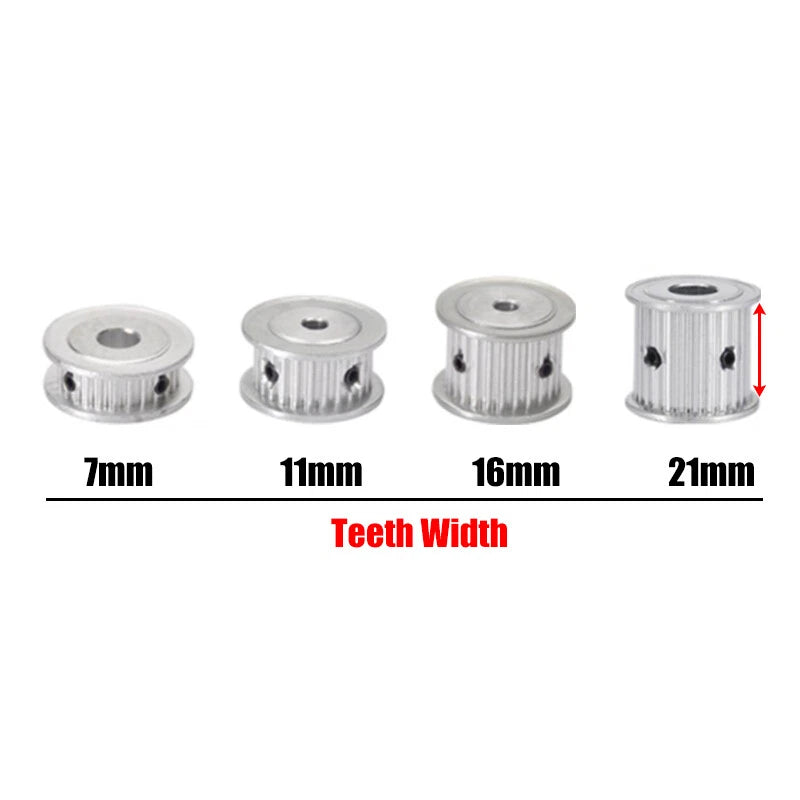 HTD3M Timing Pulley 40-65 Teeth Synchronous Wheel 15mm Belt Width 5mm-25mm Bore