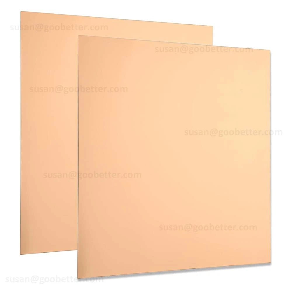 Natural Copper Sheet Metal guillotine cut - 0.3mm to 6.0mm - Multiple Sizes - HomeDIYer