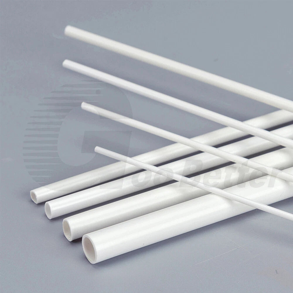ABS Plastic Round Tube 250mm — Hollow Pipe for Model Making & DIY Craft (2mm–8mm OD)