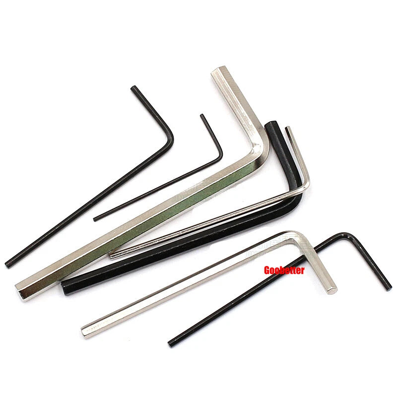 Allen Keys Hex Wrenches 0.7/0.9/1.27/1.5/2.0/2.5/3/4mm Hexagonal Spanners L-Key