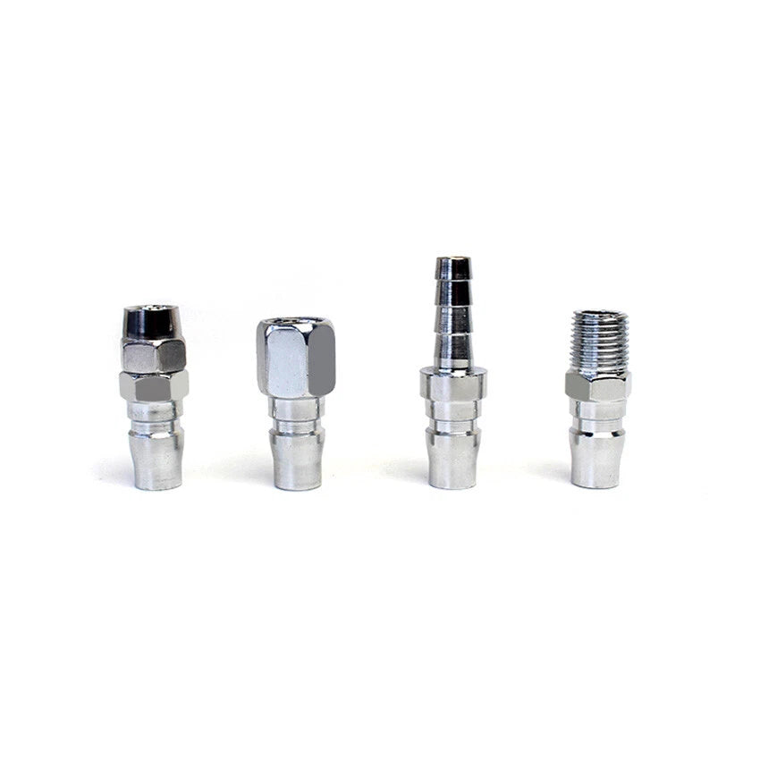 Air Hose Quick Release Coupler Set — Male & Female Compressor Fittings