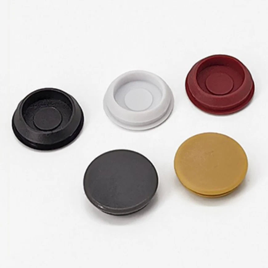 Plastic Screw Hole Cover Caps – Push Fit Furniture Plugs, 8–18mm, Multiple Colors