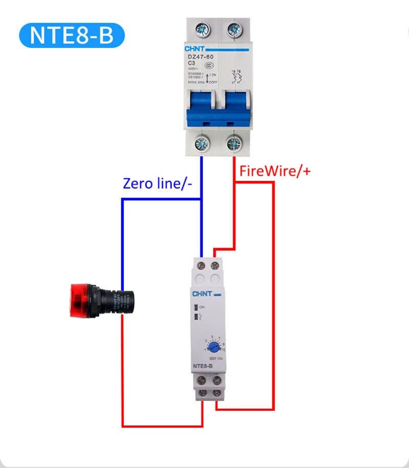 NTE8 - A/B Time Delay Relays Power - on/Power - off Time Delay Relays 24V DC 220V AC - HomeDIYer