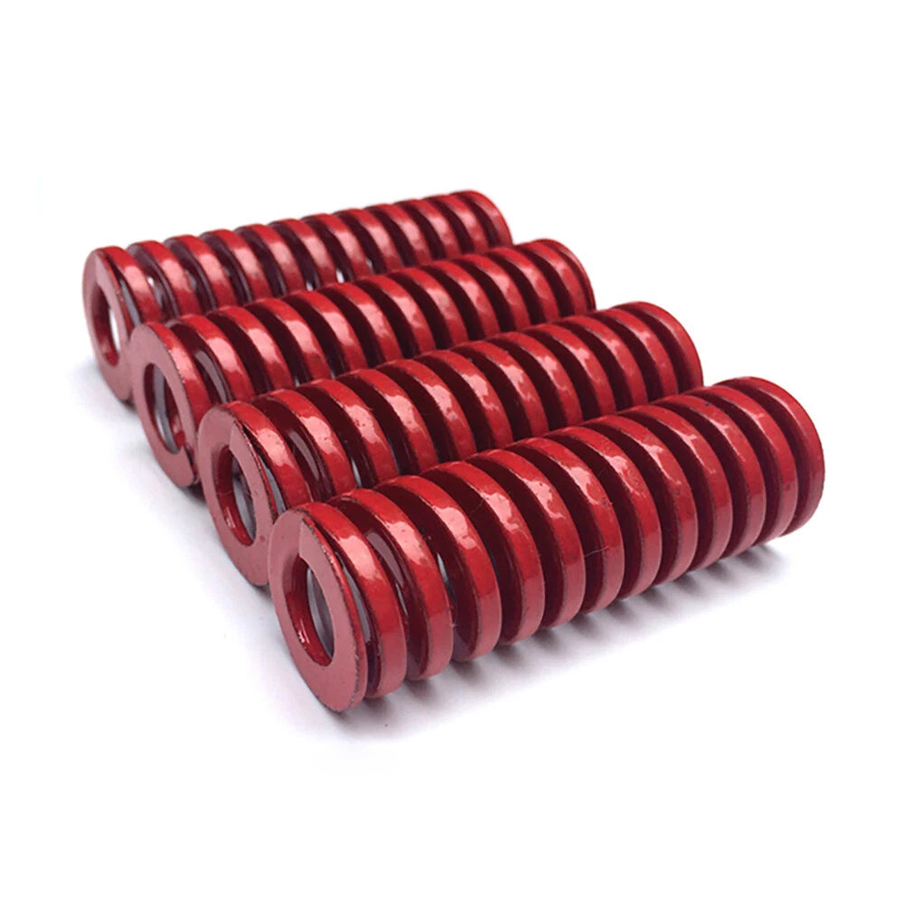 Red OD 8mm-50mm Compression Spring Heavy Duty Stiff Heavy Load Die Springs