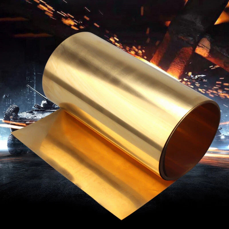 Beryllium Copper Alloy Sheet Plate BeCu Metal Panel 0.2/0.3/0.4/0.5/0.6/0.8/1mm