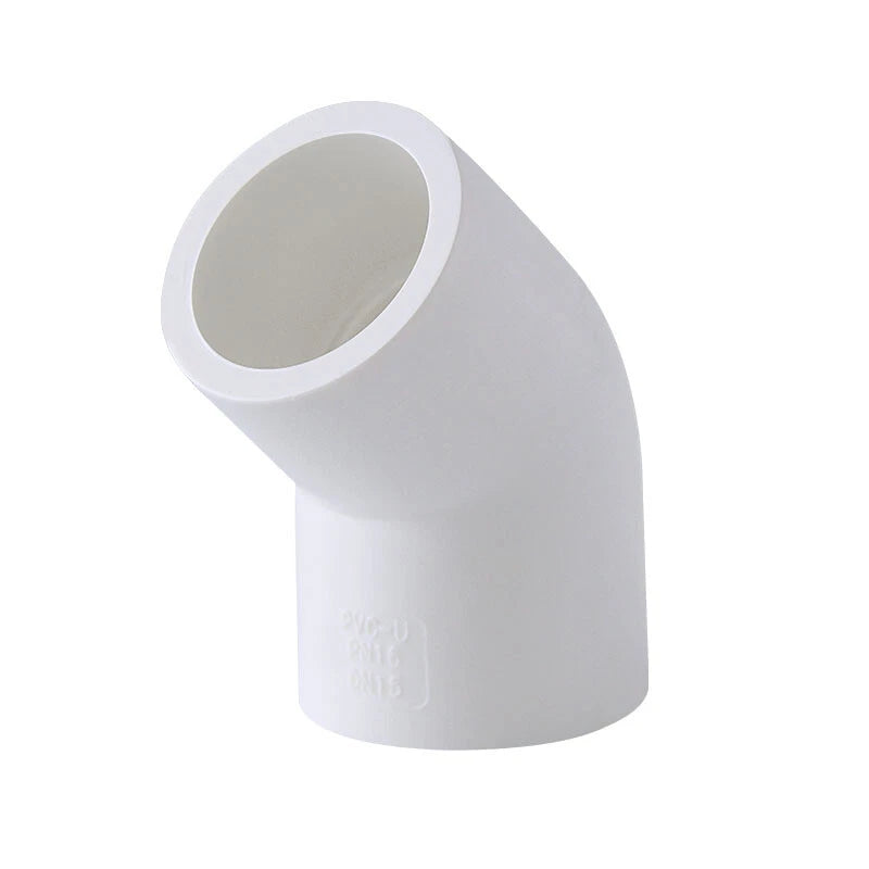 UPVC Water Pipe Fittings Straight 45°90°Elbow Tee Conduit Connector 20 25 32mm
