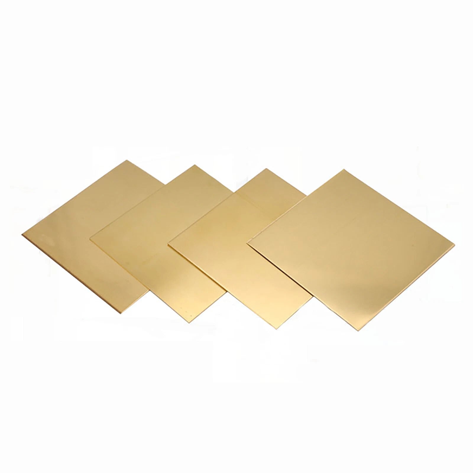 Natural Brass Sheet Metal guillotine cut - 0.3mm - 3.0mm - Multiple Sizes
