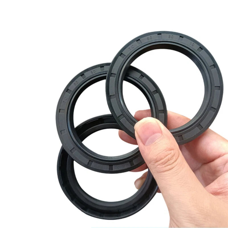 TC Oil Seal Ring NBR Rubber Double Lip Rotary Shaft Seal — ID 38–170mm