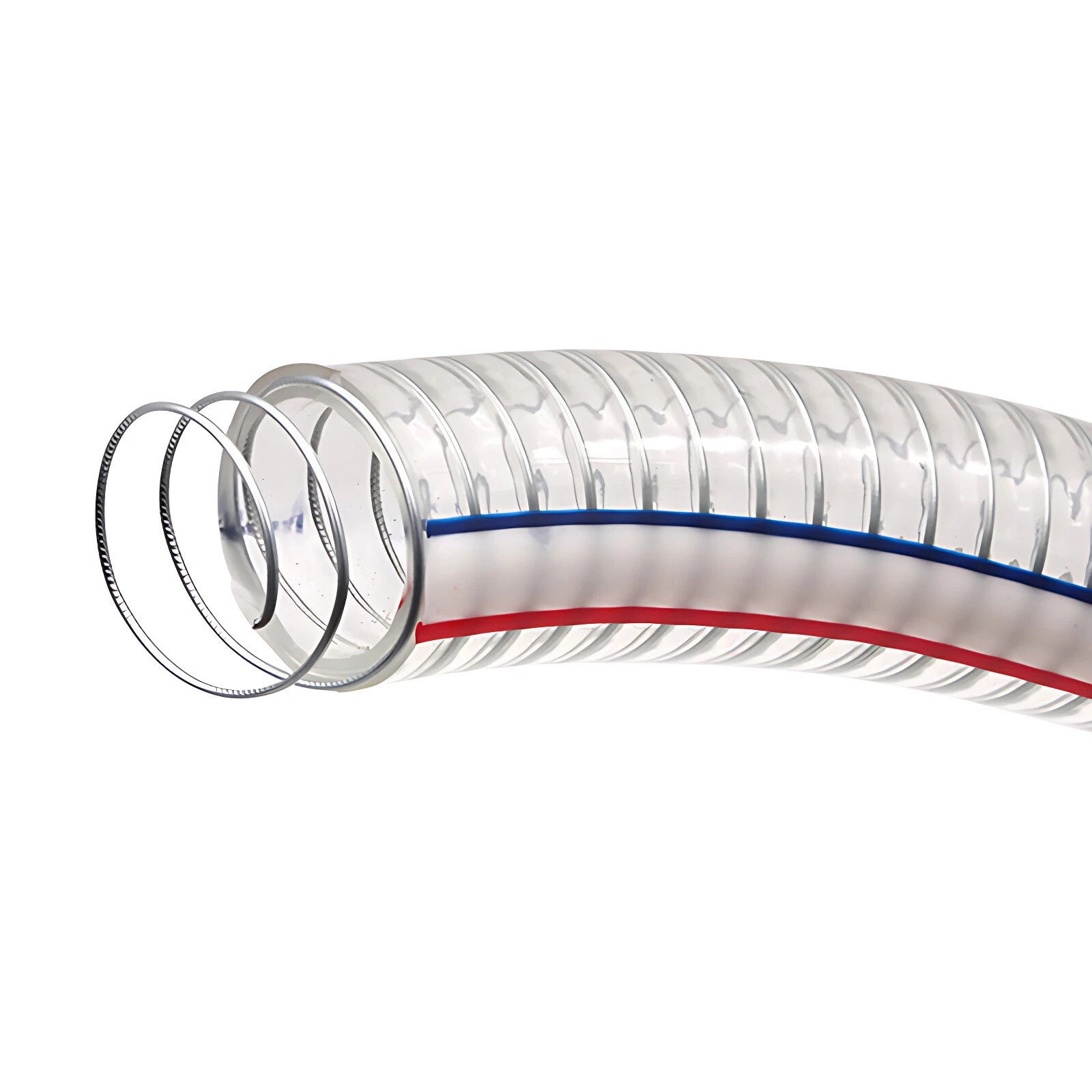 Clear Flexible Braided PVC Hose | ID 10–60mm | Oil & Water Tube Pipe