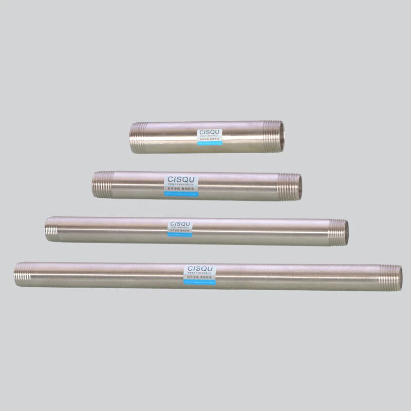 Stainless Steel 316 BSP Male Thread Extension Pipe Nipple — 1/2", 3/4", 1" | 100–300mm