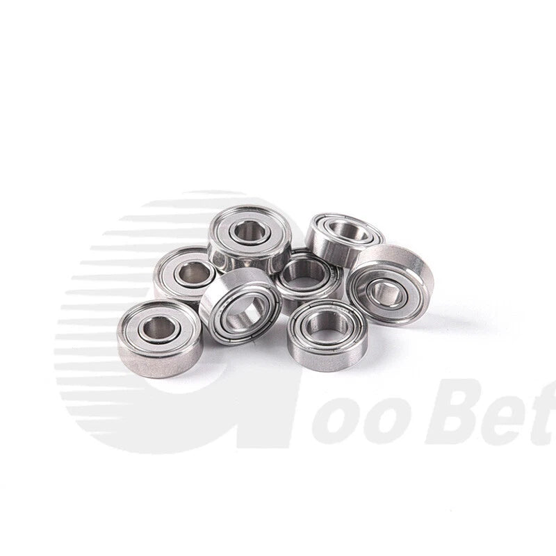 Stainless Steel 304 440 Mini Deep Groove Ball Bearings 603ZZ - 698ZZ Bore 3-9mm