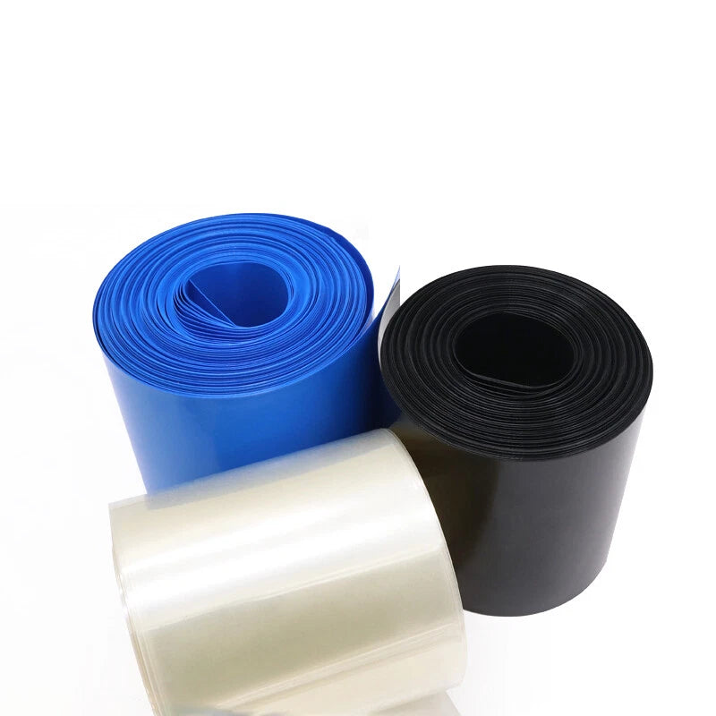 PVC Heat Shrink Tubing for Battery Packs — Flat Width 130mm to 500mm