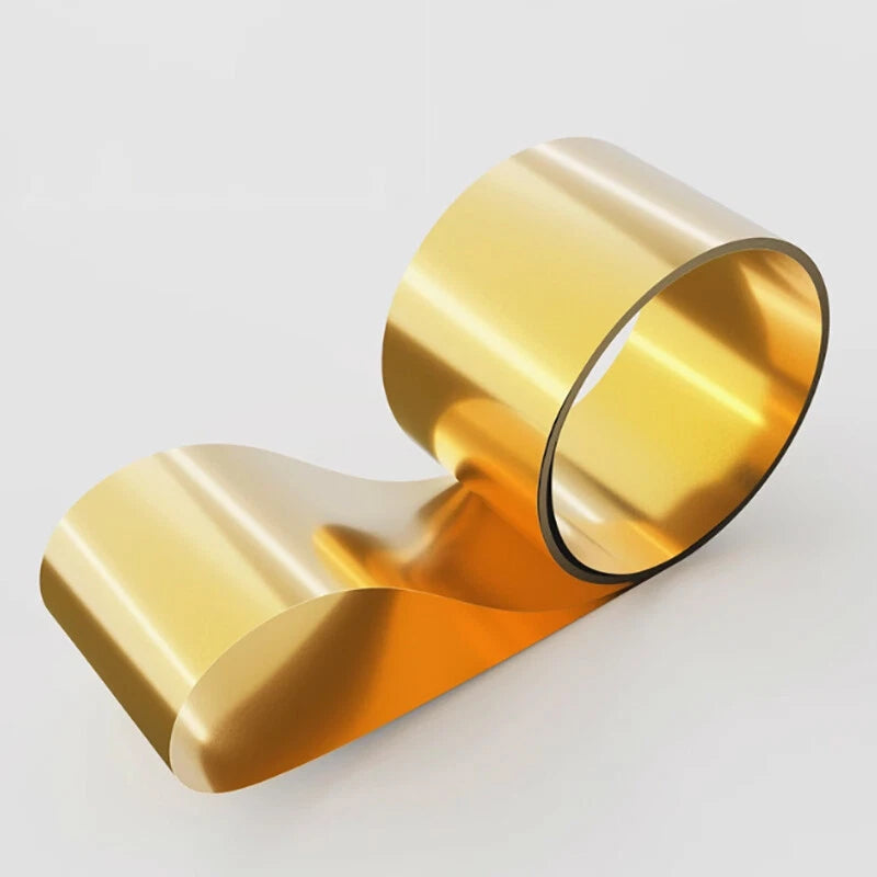 Brass Sheet Roll Metal Foil Plate Strip Craft Model DIY Thick 0.01/0.02/0.03-1mm