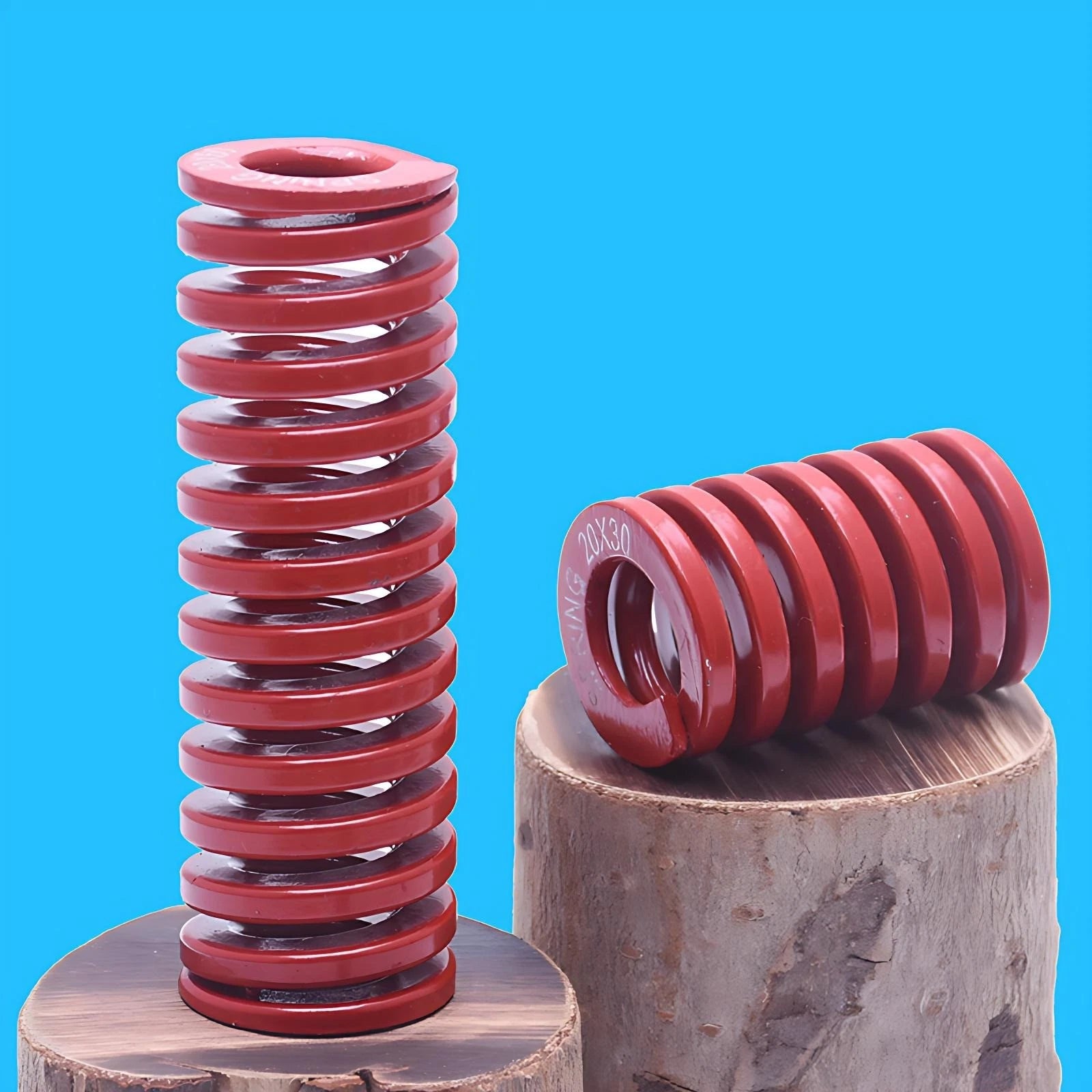 Heavy Load Duty Compression Die Spring, 8mm-50mm Diameter & Up To 400mm Long JIS