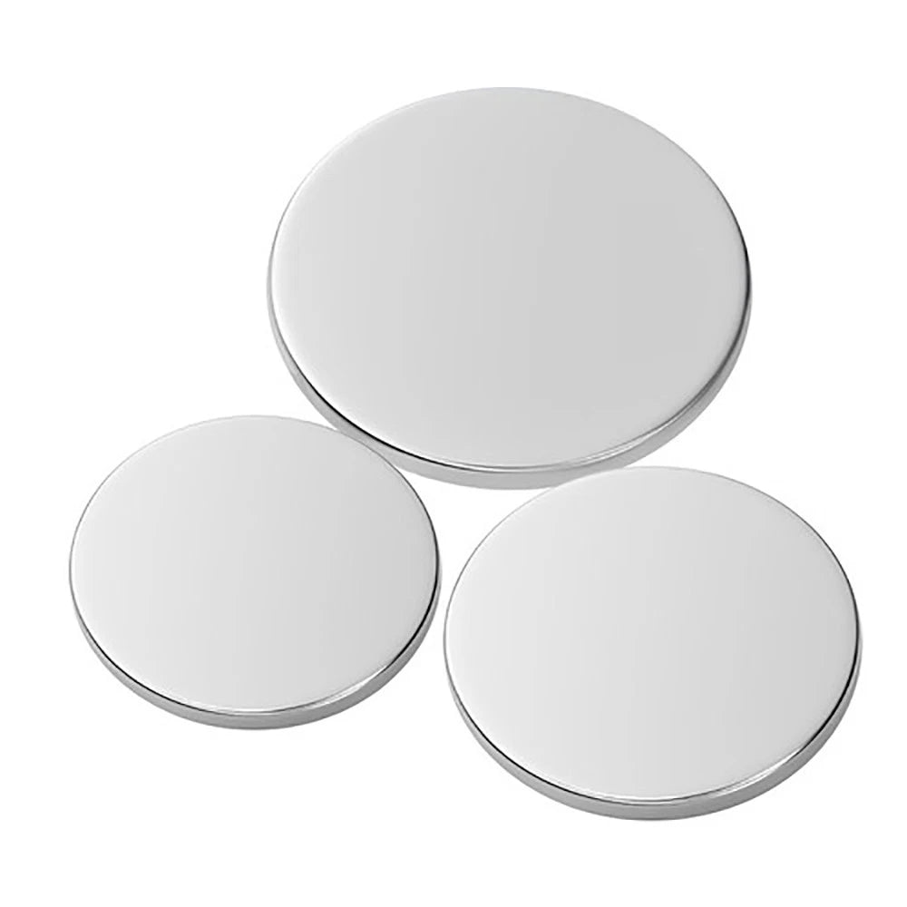 Round Plate A2 Stainless Steel Sheet Plate Thick 1/1.5/2/2.5/3/4/5mm Dia 6-80mm
