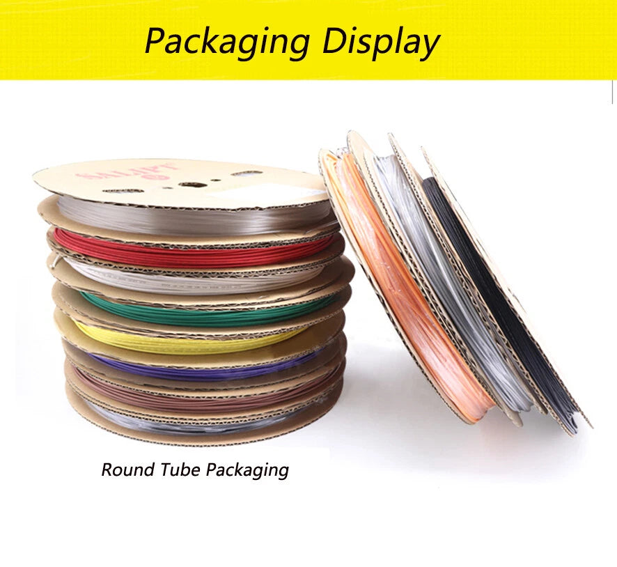 Heat Shrink Tubing 2:1 Ratio — 0.6mm to 210mm, Multiple Colors & Lengths
