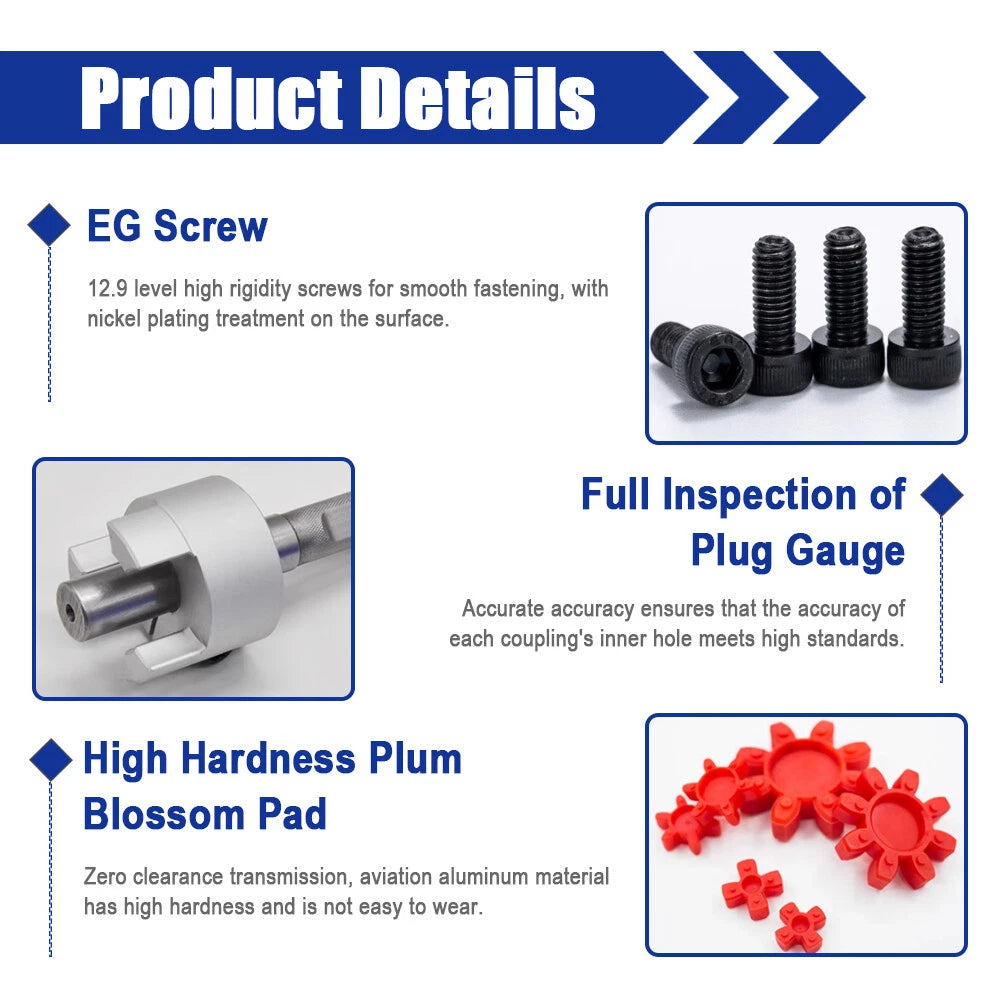 Flexible Plum Coupling Shaft Coupler D45 * L66/L78 CNC Stepper Motor 3D Printer